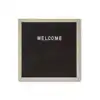 LETTERBORD ZWART 30 X 30 CM