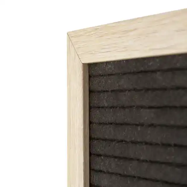 LETTERBORD ZWART 30 X 30 CM