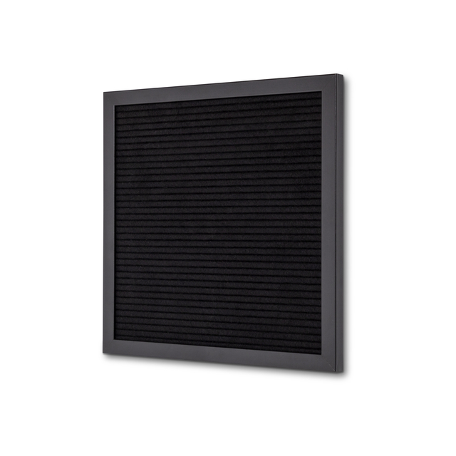 LETTERBORD ZWART 30 X 30 CM MET ZWARTE