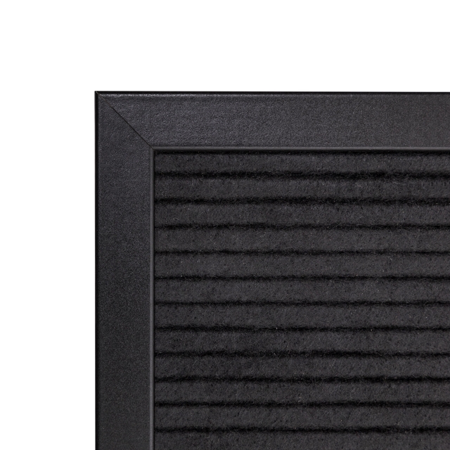 LETTERBORD ZWART 30 X 30 CM MET ZWARTE