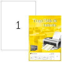 TOPSTICK-ETIKETTEN 210X297MM 100