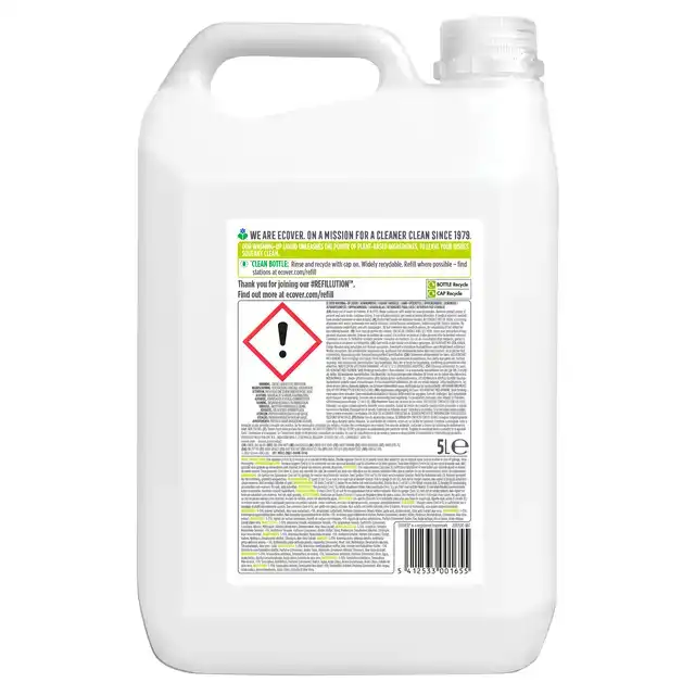AFWASMIDDEL ECOVER CITROEN ALOE VERA 5L