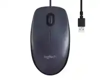 MUIS LOGITECH USB B100 ZWART