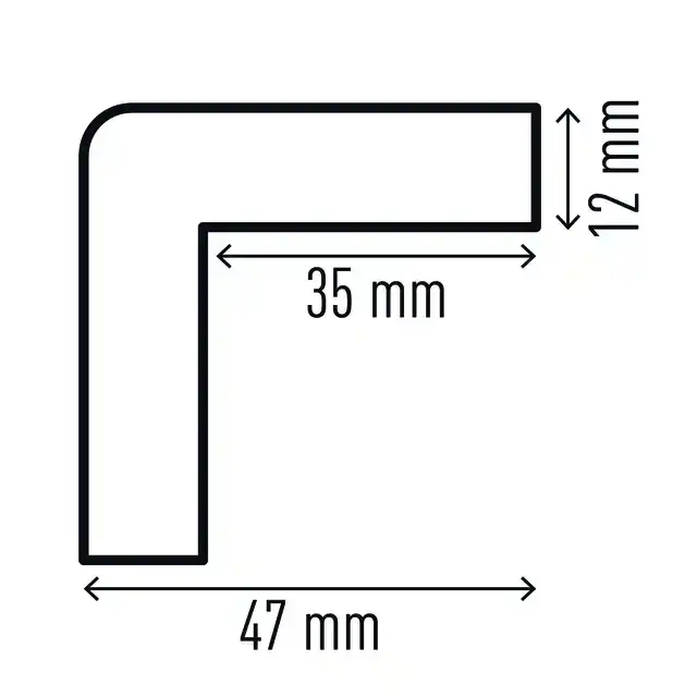 BESCHERMINGSPROFIEL DURABLE C35 HOEK 1M