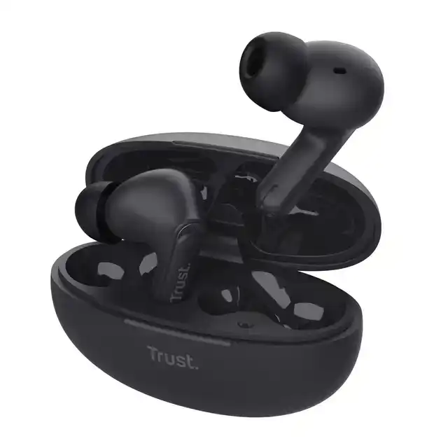 OORTELEFOON TRUST YAVI IN-EAR ZWART