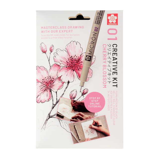 TEKENSET SAKURA CREATIVE KIT CHERRY