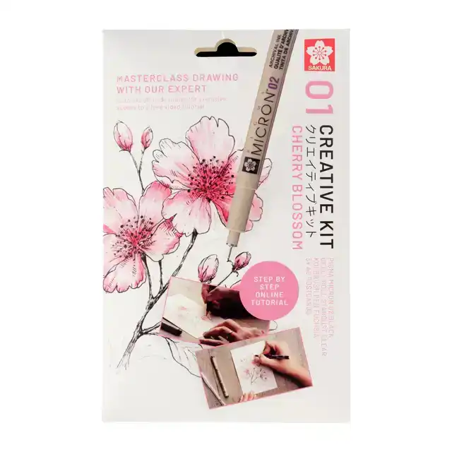 TEKENSET SAKURA CREATIVE KIT CHERRY