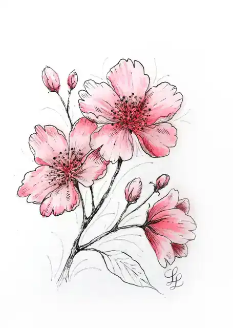 TEKENSET SAKURA CREATIVE KIT CHERRY