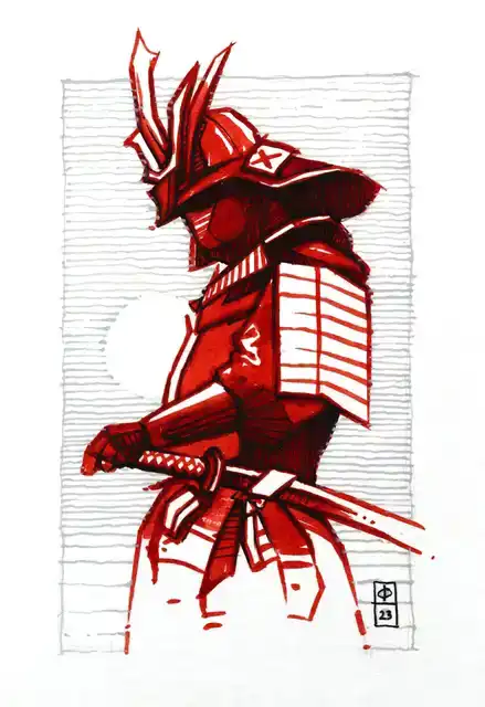 TEKENSET SAKURA CREATIVE KIT SAMURAI