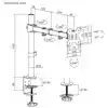 MONITORARM QUANTORE 1 SCHERM 17-27 INCH
