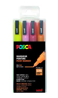 VERFSTIFT POSCA PC3M F 4ST GLITTER