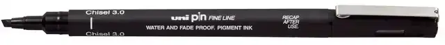 FINELINER UNI-BALL PIN BEITELPUNT 3MM