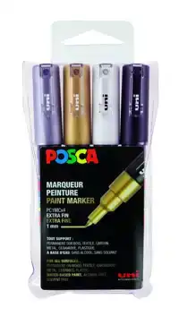 VERFSTIFT POSCA PC1MC EF 4ST ASSORTI