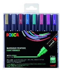 VERFSTIFT POSCA PC5M M 8ST METALLIC
