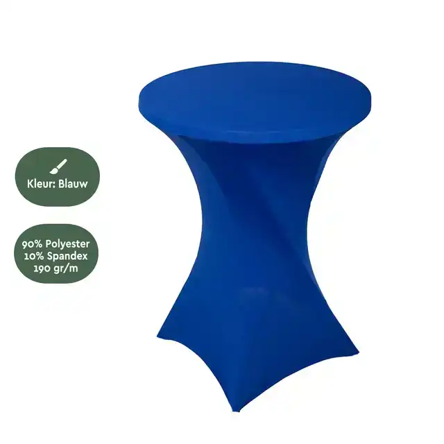 TAFELROK BRASQ VOOR STATAFEL 80CM BLAUW