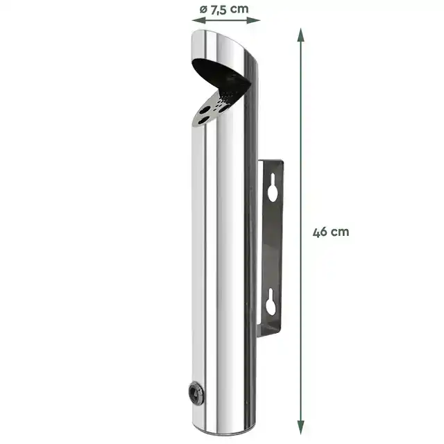 ASBAK BRASQ WAND AT200 RVS