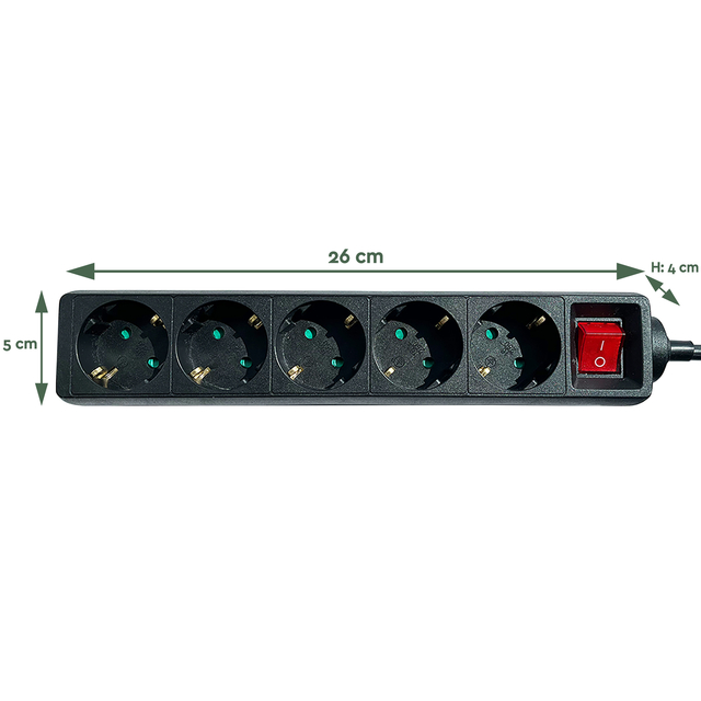 STEKKERDOOS BRASQ 5 VOUDIG 1.4 METER