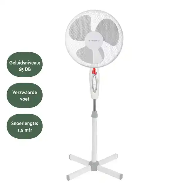 STATIEFVENTILATOR BRASQ F300 Ã˜ 40CM