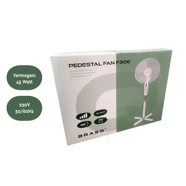 STATIEFVENTILATOR BRASQ F300 Ã˜ 40CM