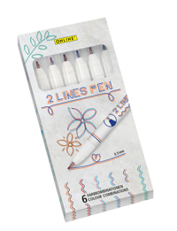 FINERLINER ONLINE 2-LIJNEN ASSORTI DOOS