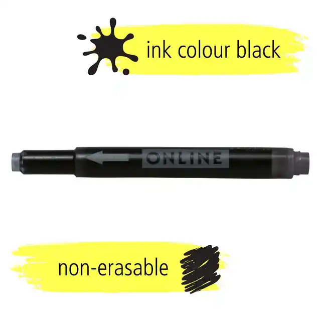 INKTPATROON ONLINE KOMBI 5ST ZWART