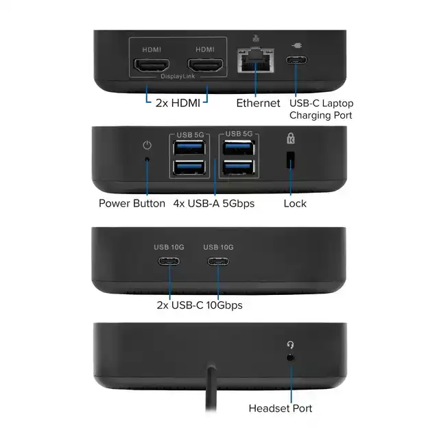 USB-C DOCKING STATION HDMI MONITOREN