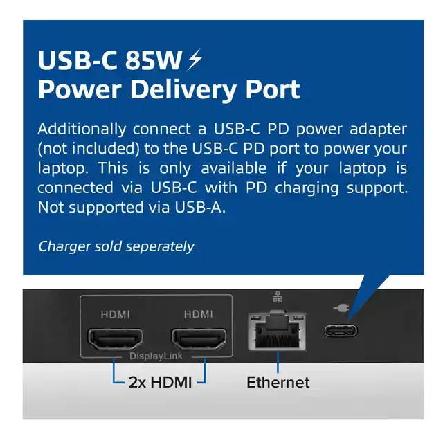 USB-C DOCKING STATION HDMI MONITOREN