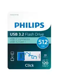 PHILIPS USB 512GB USB-C CLICK OCEAN