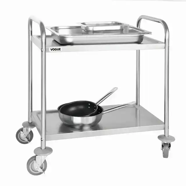 SERVEERWAGEN VOGUE MET 2 PLATEAUS