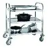 SERVEERWAGEN VOGUE MET 3 PLATEAUS