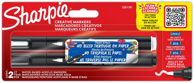 CREATIEVE MARKER SHARPIE 2ST ASSORTI
