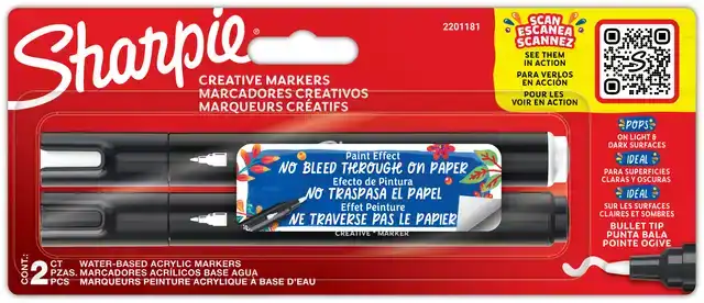 CREATIEVE MARKER SHARPIE 2ST ASSORTI