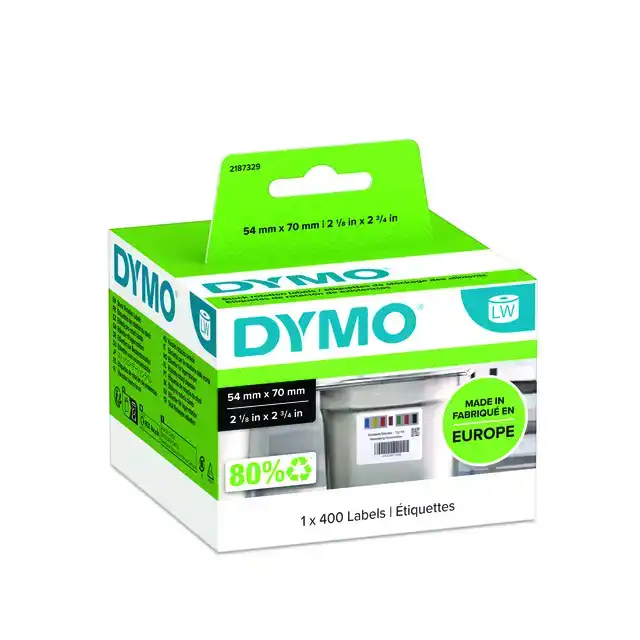 ETIKET DYMO LABELWRITER VOEDSEL 54X70MM