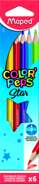 KLEURPOTLOOD MAPED COLORPEPS STAR 6