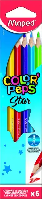 KLEURPOTLOOD MAPED COLORPEPS STAR 6