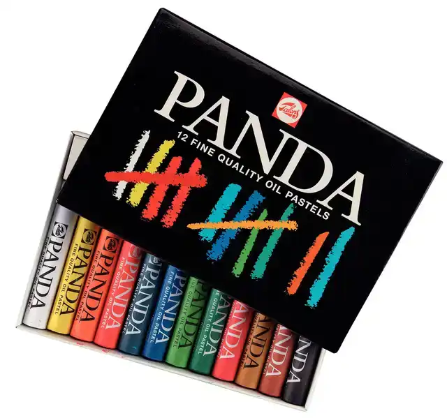 OLIEPASTEL TALENS PANDA SET Ã¡ 12