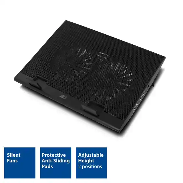 LAPTOPSTANDAARD VENTILATOR HOOGTE