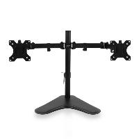 MONITORARM OP VOET 2 SCHERMEN