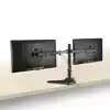 MONITORARM OP VOET 2 SCHERMEN