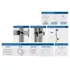MONITORARM OFFICE CROSSBAR 2 SCHERMEN