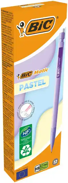 VULPOTLOOD BIC MATIC PASTEL HB 0.7MM