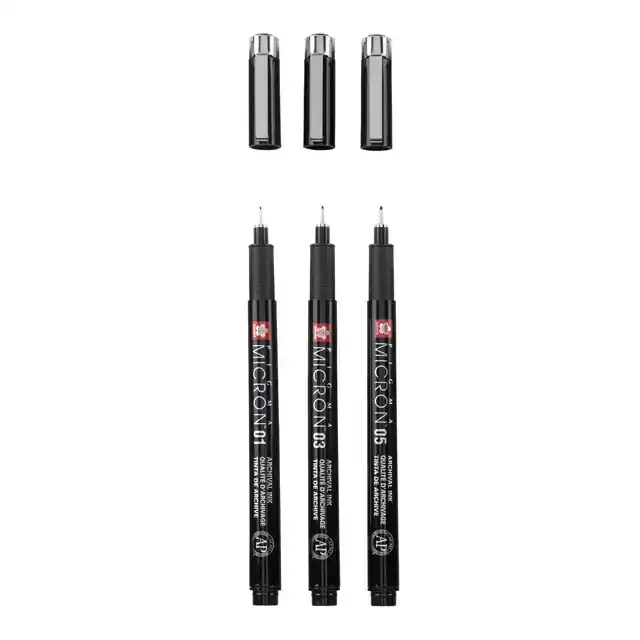 FINELINER SAKURA PIGMA MICRON BLACK 3