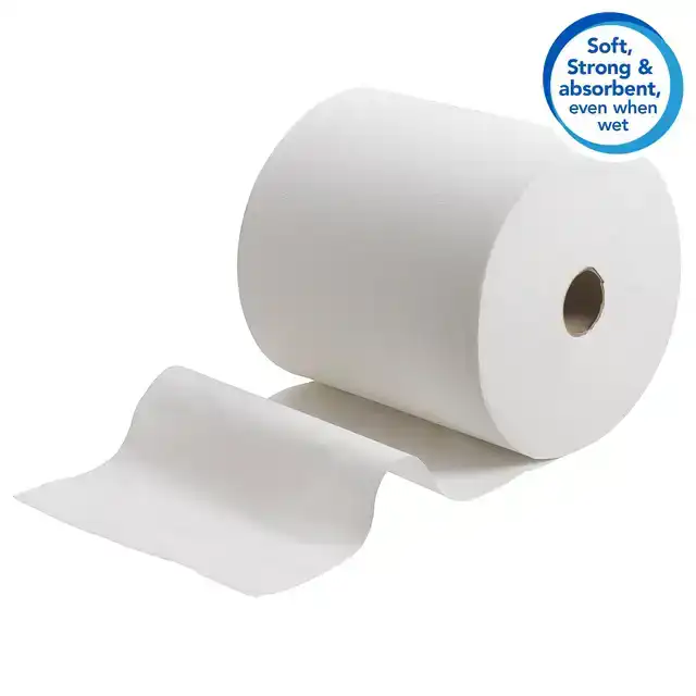 HANDDOEKROL SCOTT 1-LAAGS 304M WIT 6667