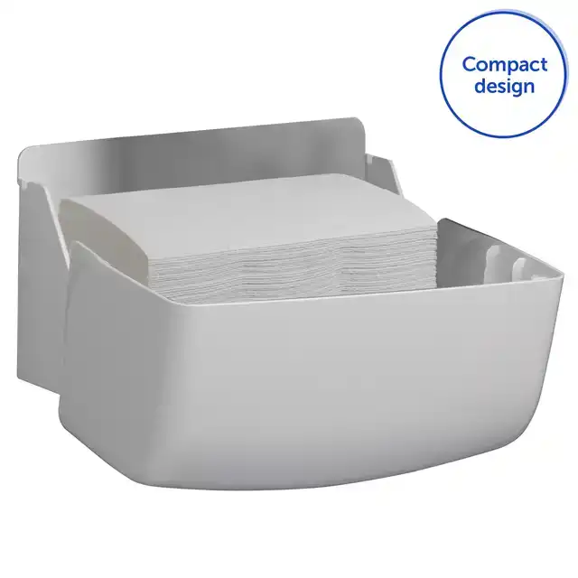 HANDDOEKDISPENSER AQUARIUS MINI WIT