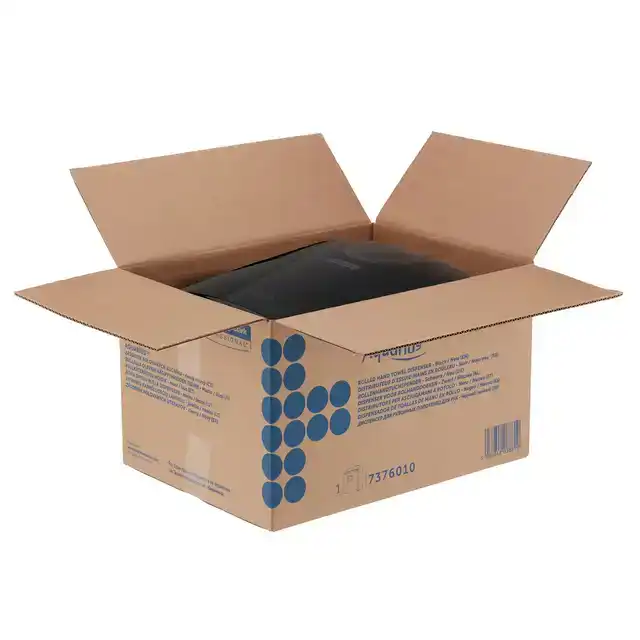 HANDDOEKROLDISPENSER AQUARIUS ZWART