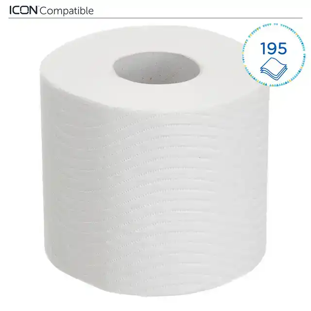 TOILETPAPIER KLEENEX 3-LAAGS 195VEL WIT