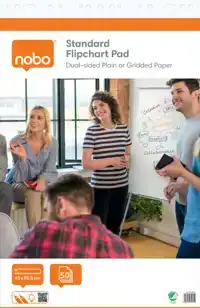 FLIPOVERPAPIER NOBO STANDAARD 65X95CM