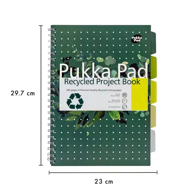 PROJECTBOEK PUKKA RECY A4 LIJN 4-G