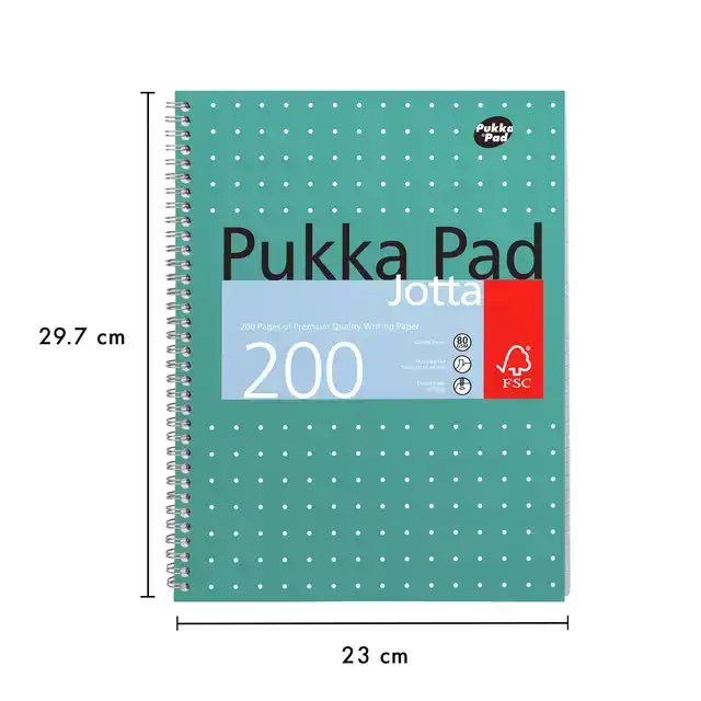COLLEGEBLOK PUKKA JOTTA A4 LIJN 4-G