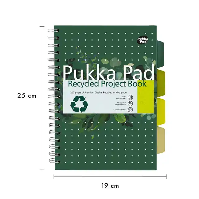 PROJECTBOEK PUKKA RECY B5 LIJN 200PAG